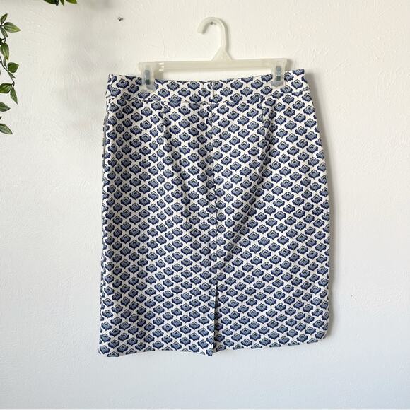 Boden Geometric Pencil Skirt Sz 8 - Picture 2 of 9